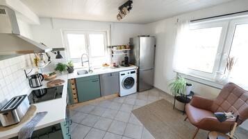 Kühlschrank, Ofen, Herdplatte, Geschirrspüler