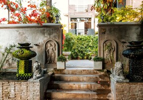 Fachada de la propiedad