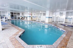 Indoor pool, a heated pool