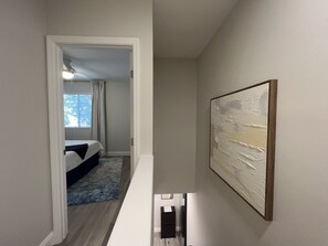 2 bedrooms, desk, iron/ironing board, travel crib