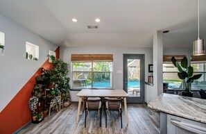 Dining - Charming 4BR Private Pool Oasis w/ King Bed Suite (Richmond)