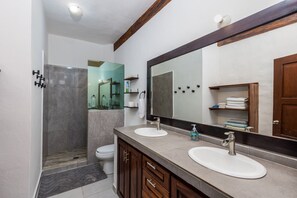 Hair dryer, towels, toilet paper - 2BR Oasis w/Ocean + City Views 1st floor (Puerto Vallarta)