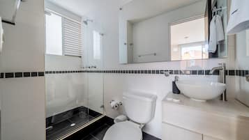 Secador de pelo, toallas