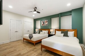 4 chambres, fer et planche Ă repasser, draps fournis