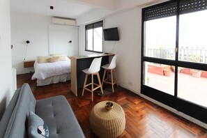 City Studio | Living area - Studio con Gran Terreza Hermosa Vista (Buenos Aires)