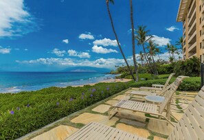 Property grounds - Fantastic Oceanfront Unit on Ground Floor! Spacious and Updated Polo Beach 107 (Wailea)