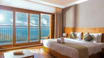 Literie de qualité supérieure, surmatelas, minibar