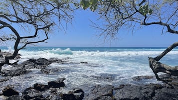 Sun loungers, beach towels