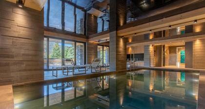 Chalet le Nolde : swimming pool, hammam, luxurious nestle in Meribel