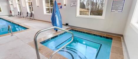 Piscine couverte, piscine chauffée