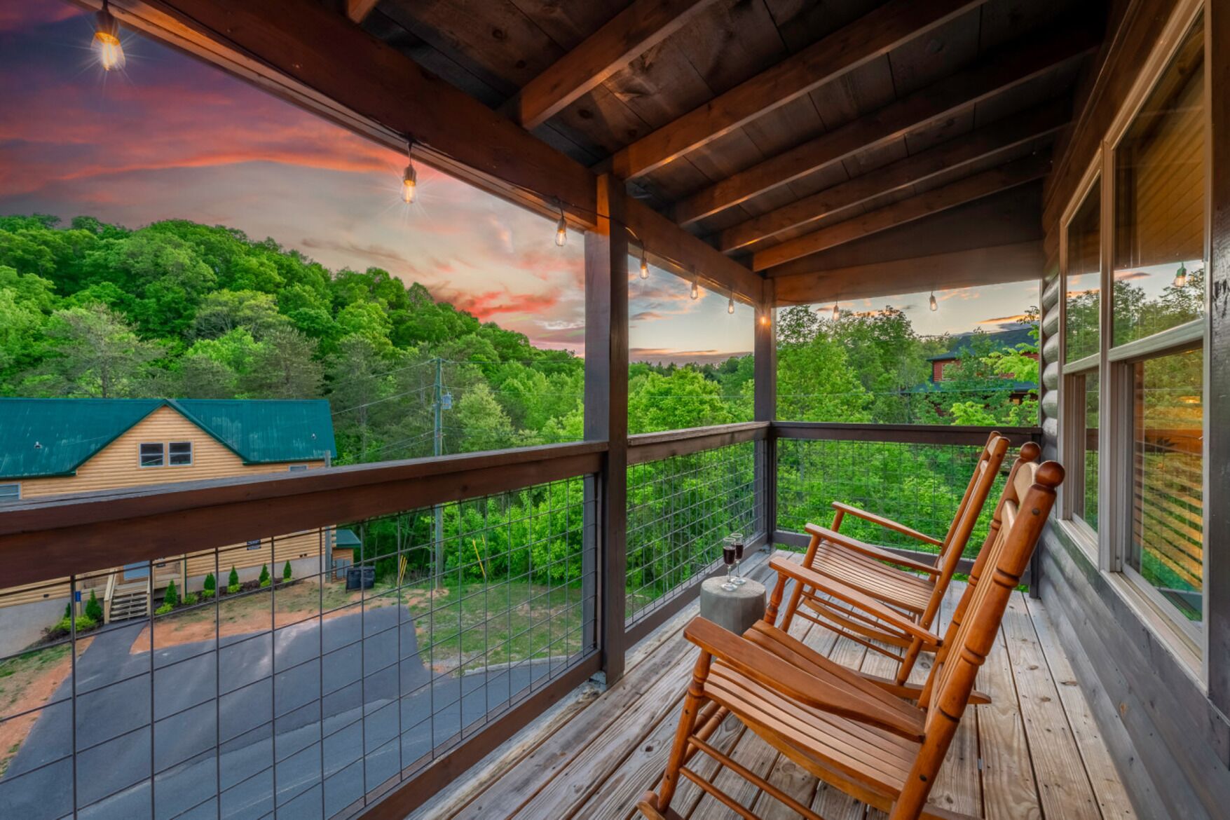 Family Cabin | Balcony view