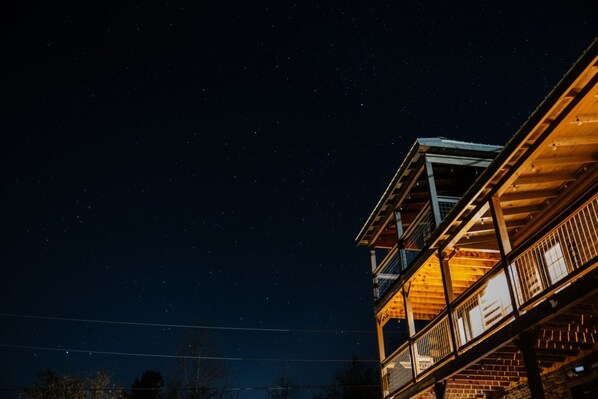Front of property – evening/night