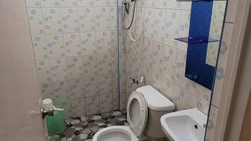 Ducha, toallas, jabón