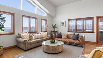 TV connectée, cheminée, jeux vidéo, table de tennis de table