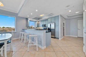 Fridge, microwave, oven, stovetop - San Andres Unit A205 at Lost Key Golf & Beach Club | My Beach Getaways (Pensacola)