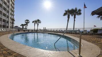 Indoor pool, a heated pool