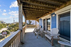 Terrace/patio - 7722- Just Add Sun, | Semi Oceanfront | Avon | Sleeps 13 (Avon)
