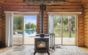 Interior - 2 story Florida Cypress Cabin (McAlpin)