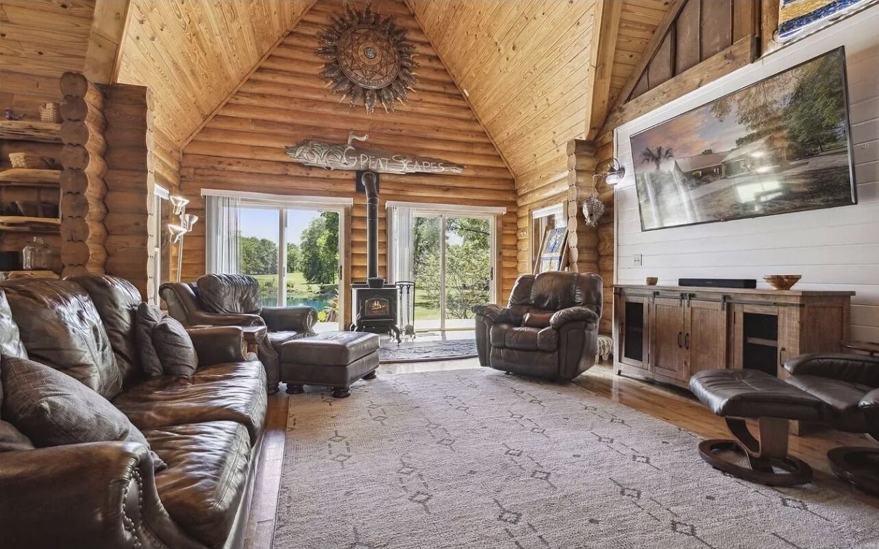 TV connectée, cheminée