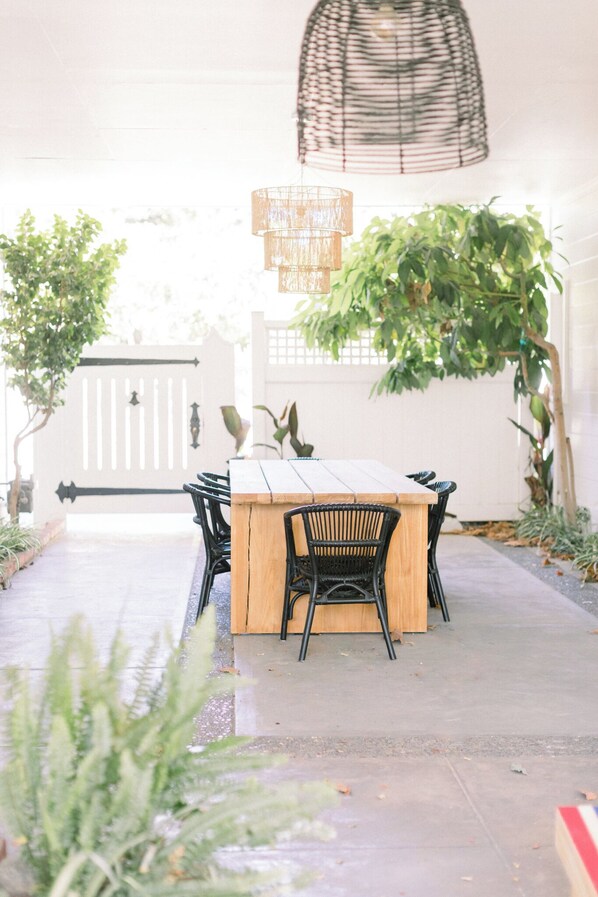 Udendørs spisemuligheder