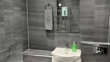 Free toiletries, hair dryer