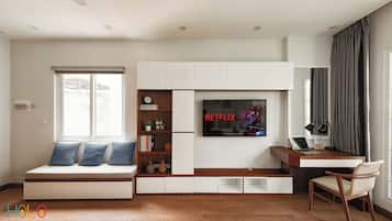1 Schlafzimmer, individuell dekoriert, individuell eingerichtet