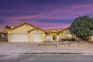 Exterior - THE Fun House-FULL Arcade, LUX backyard, Sleeps 14 (Indio)