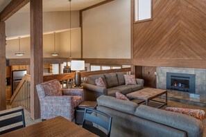 TV, fireplace, DVD player