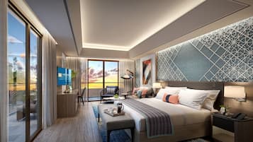 1 habitación, ropa de cama de alta calidad, minibar y escritorio