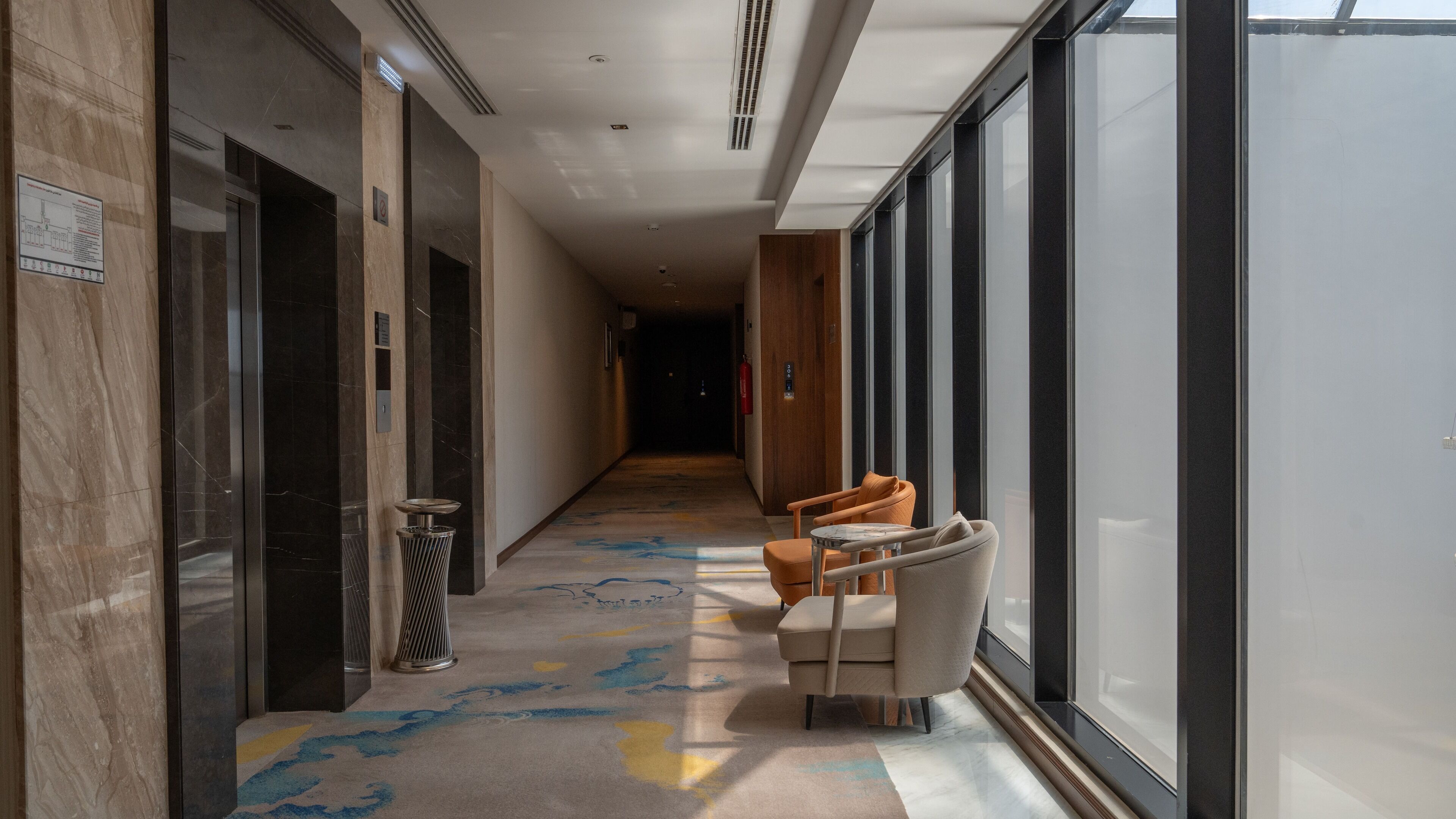 Handläufe auf den Fluren