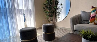 Apt en el centro de la ciudad 
A 4 minutos de la playa  y piscina seguridad 24 