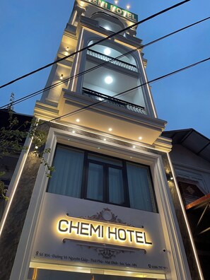 Façade de l’hébergement