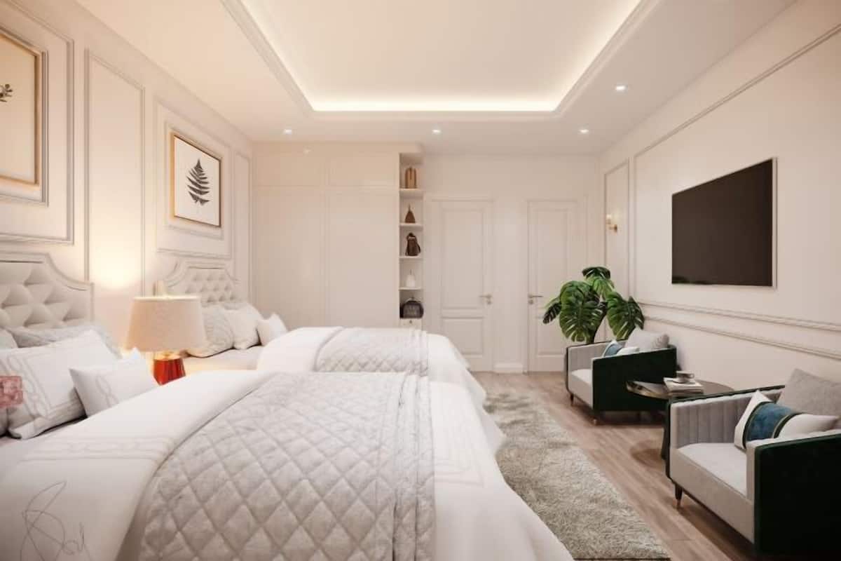 1 camera, biancheria da letto di alta qualità, copriletto in piuma