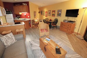 Smart-TV, peis og DVD-spiller