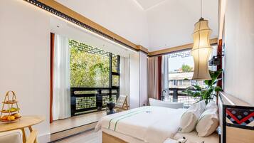 Habitació panoràmica | Matalassos amb encoixinament addicional i cortines opaques