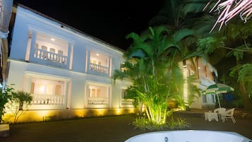 Majoituspaikan julkisivu