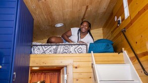 Interior - Tiny Cabin Summary:<br>I (Mill Spring)