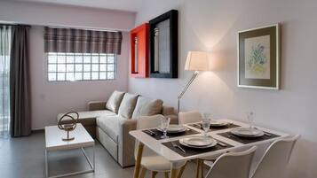 Premium Apartment, Balcony (Acropolis View) | 1 bedroom, premium bedding, memory-foam beds, in-room safe