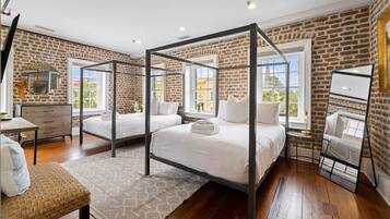 4 bedrooms, iron/ironing board, travel crib, WiFi