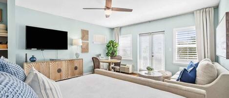 1 chambre, fer et planche à repasser, Wi-Fi gratuit, draps fournis