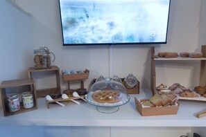 Gratis frukostbuffé varje dag 