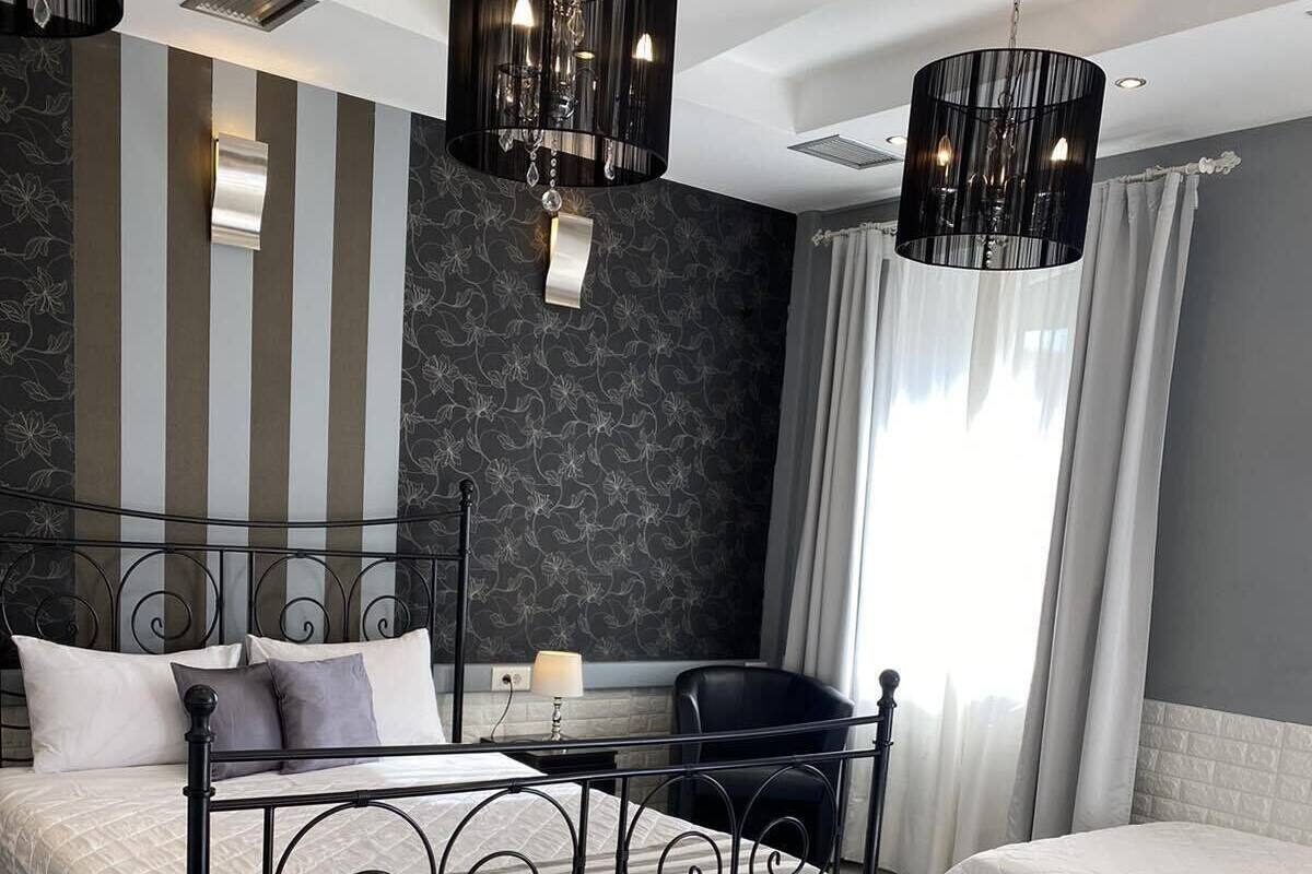 Suite studio panoramique, terrasse, vue sur la mer | Draps en coton égyptien, literie de qualité