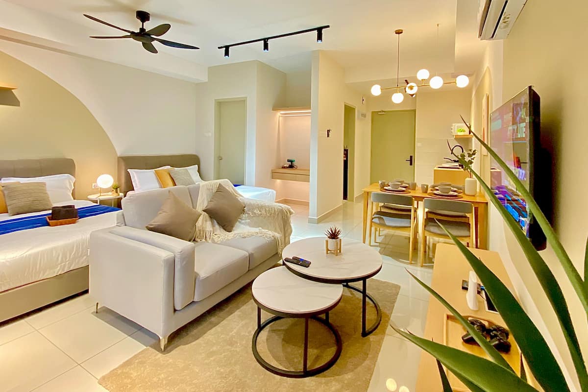 2 camere, con stile personalizzato, con arredamento individuale