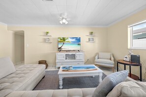 Smart TV - Cozy Beachside Escape with Spacious Backyard & Modern Furnishings (Fort Pierce)