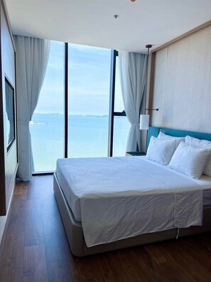 Apartemen Senior | 1 kamar tidur, seprai antialergi, minibar, dan meja kerja