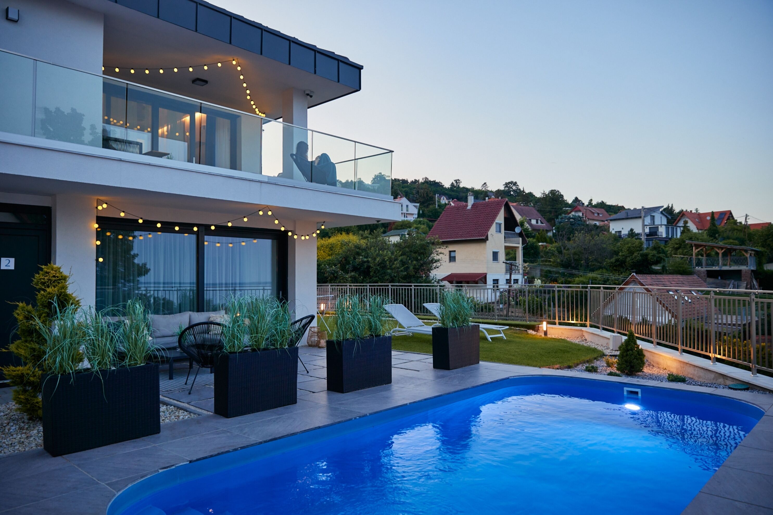 Majoituspaikan julkisivu