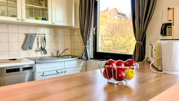 Microwave, oven, dishwasher, toaster