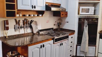 Fridge, microwave, electric kettle