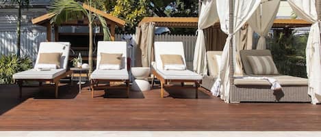 Una piscina climatizada