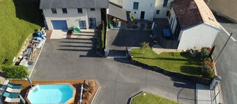 Gîte Ruelle aux Vaches - Appt avec piscine partagée